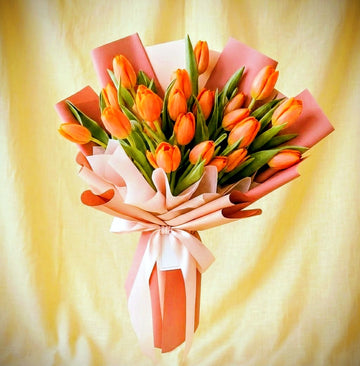 Sunset Tulip Flower Bouquet