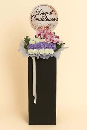 Peaceful Sympathy Floral Stand