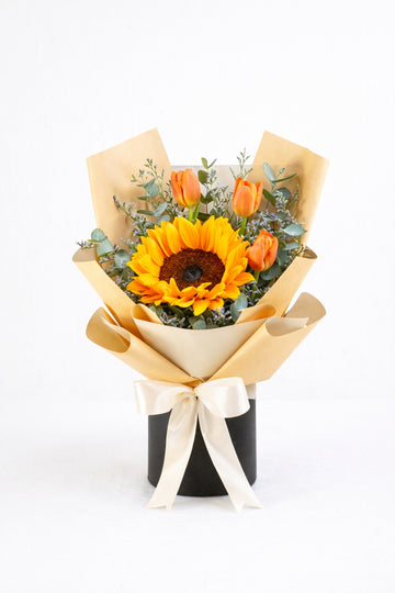 Classic Romantic Sunflower Bouquet
